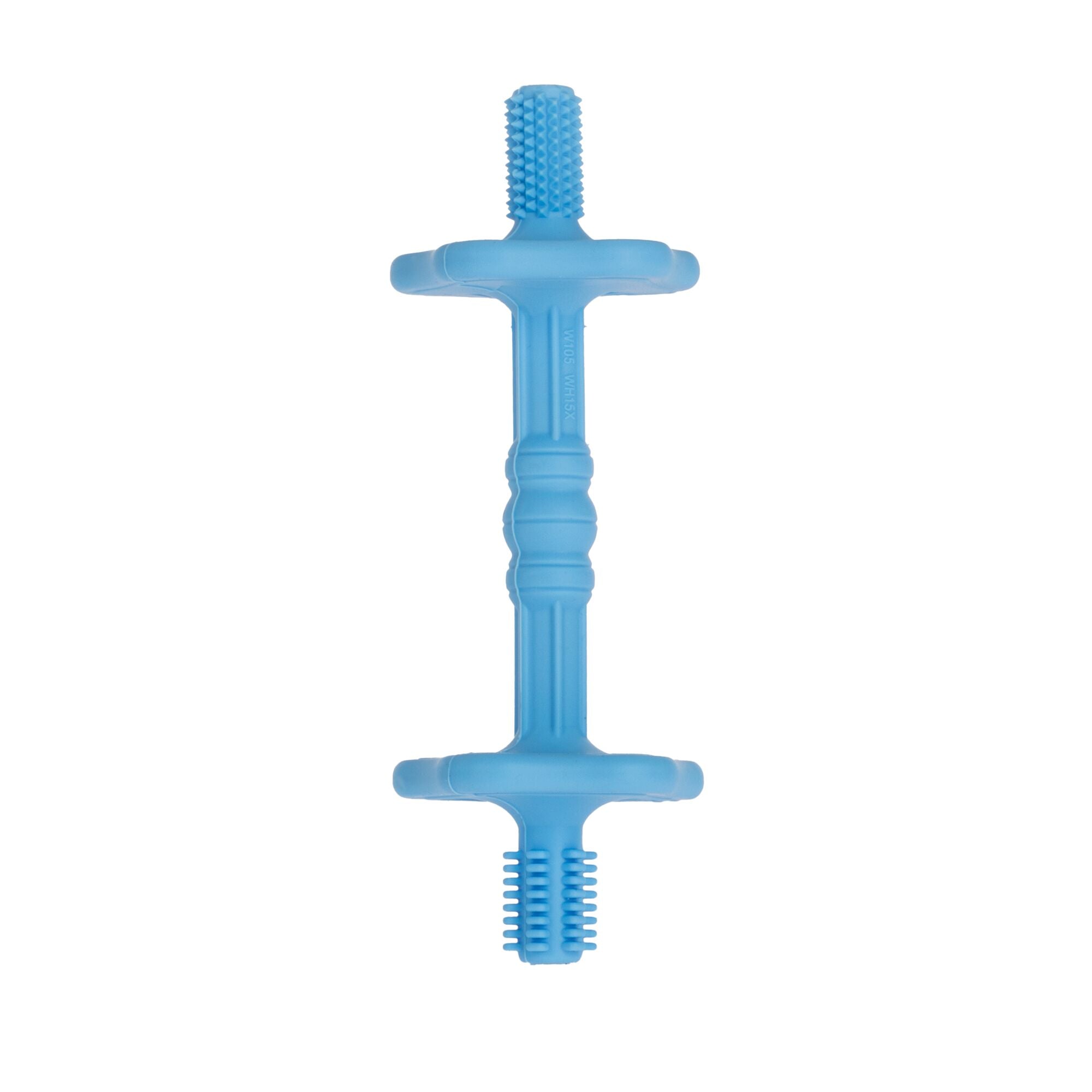 Hollow Sensory Tube Teethers | Blue/Coral (SZ2P)