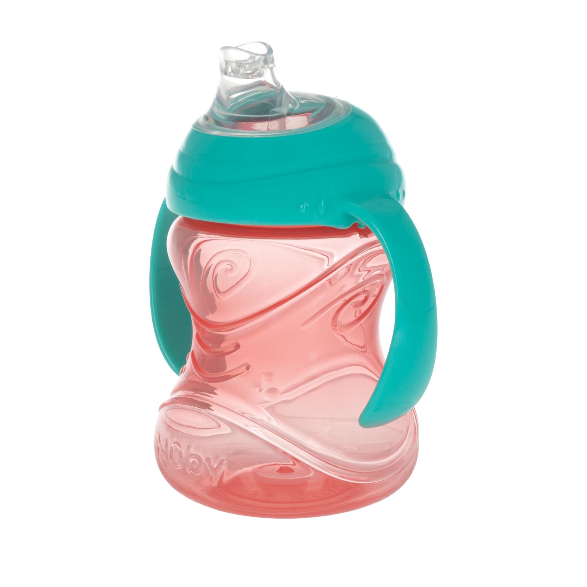 Clik-It Soft Spout Grip N' Sip Trainer Cup (2 Pack) | Aqua/Yellow (DZ5C)
