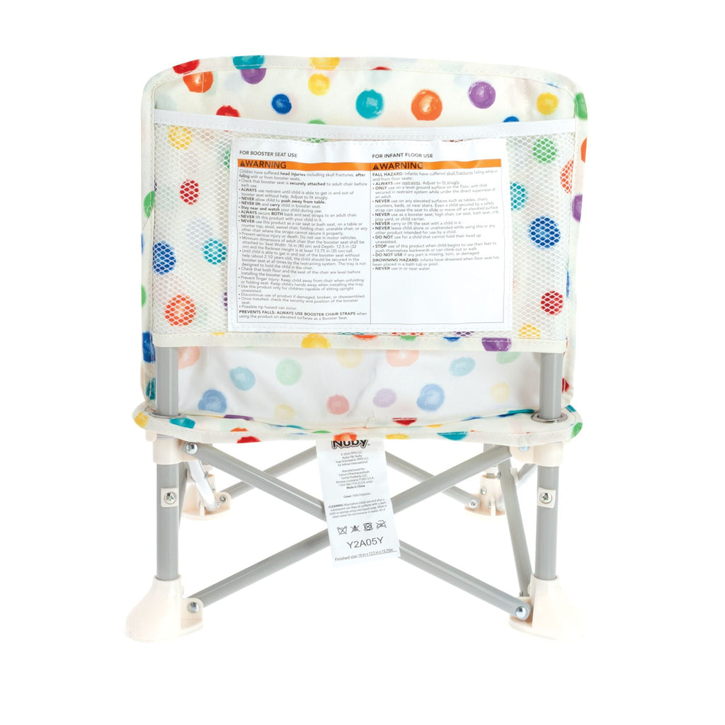 Pop Up Booster Seat | Color Dots (H68X)