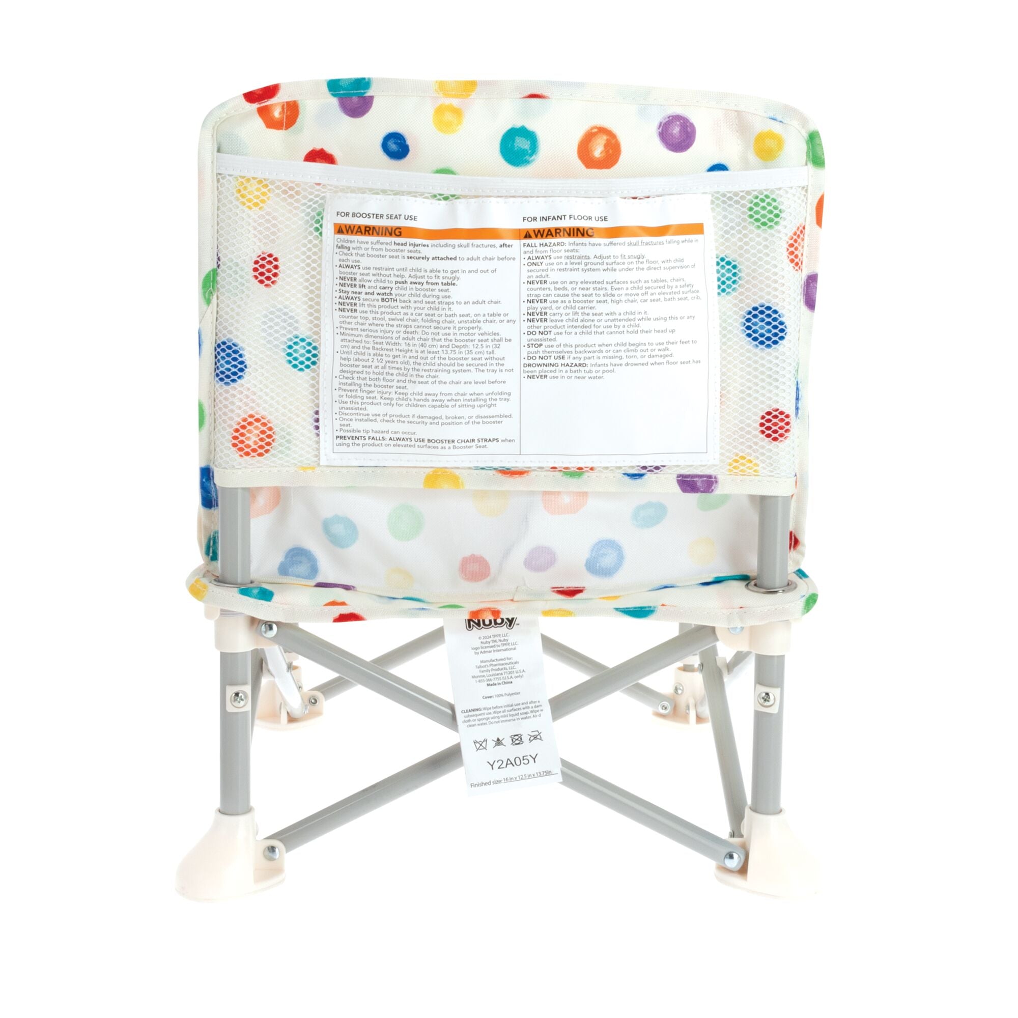 Pop Up Booster Seat | Color Dots (H68X)