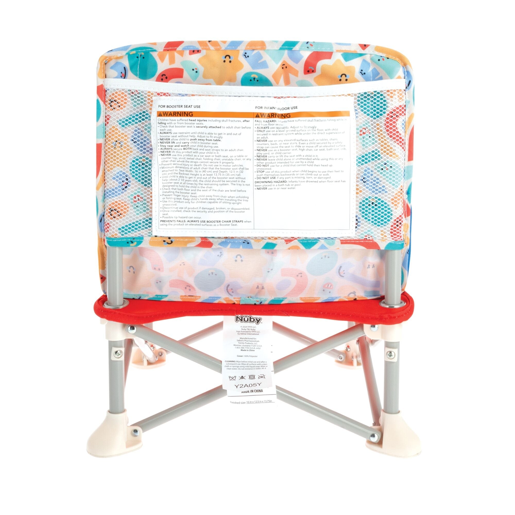 Pop Up Booster Seat | Fun Faces (XF6R)
