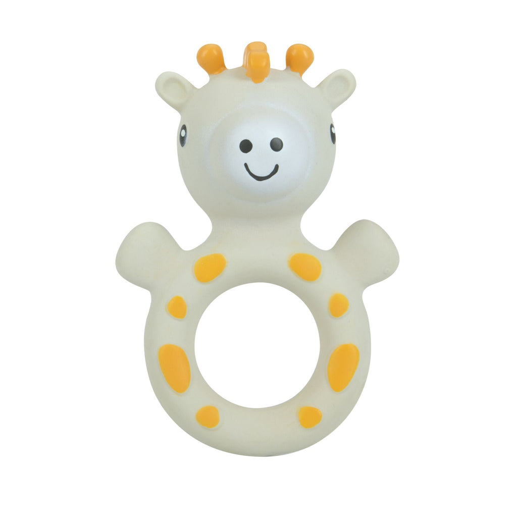 Jackie the Giraffe Natural Rubber Teething Ring | Giraffe (DSL7)