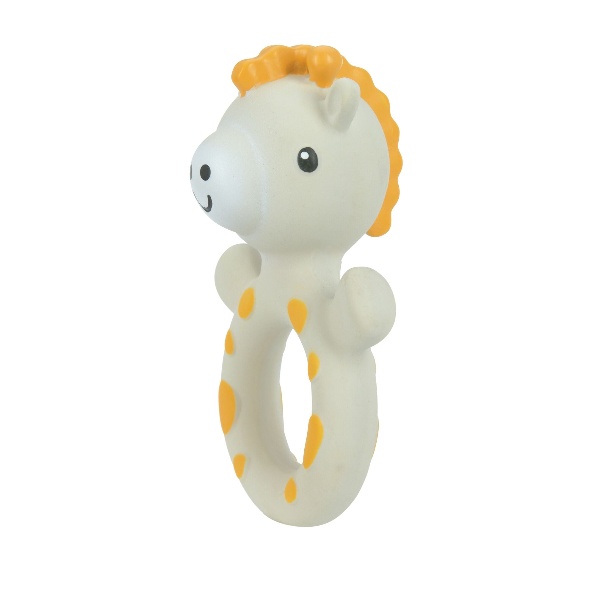 Jackie the Giraffe Natural Rubber Teething Ring | Giraffe (DSL7)