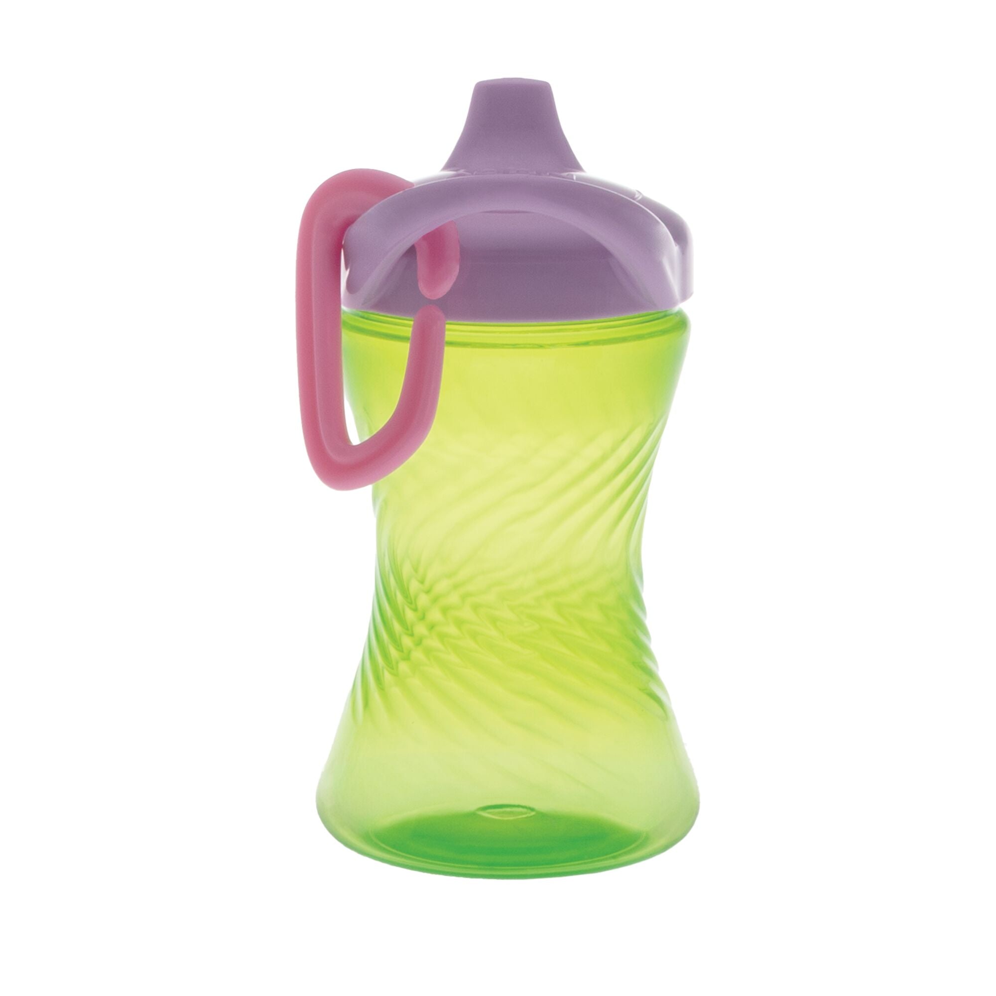 Hard Spout Sippy Cup with Carabiner (3 Pack) | Pink/Green/Purple (JSLF)