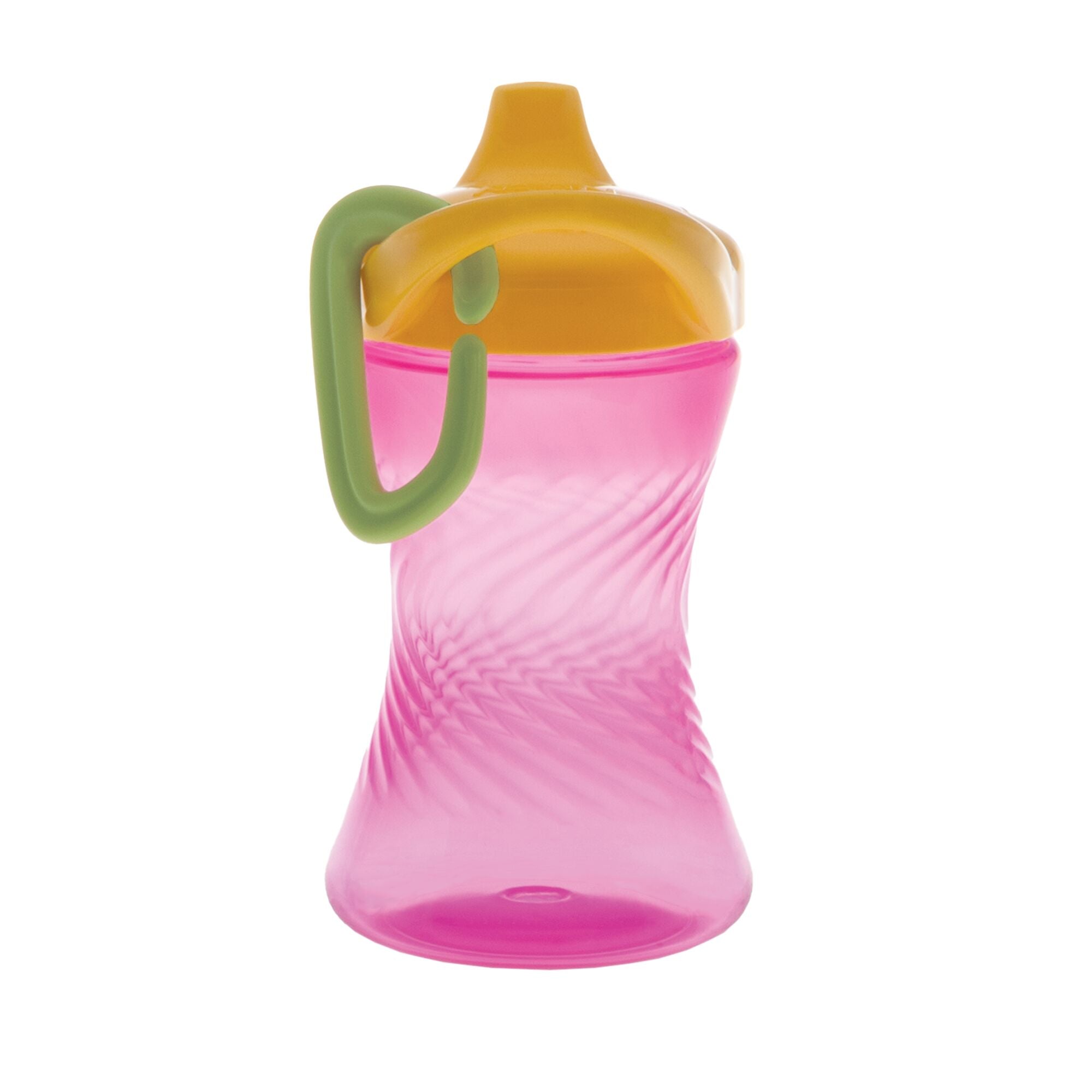 Hard Spout Sippy Cup with Carabiner (3 Pack) | Pink/Green/Purple (JSLF)