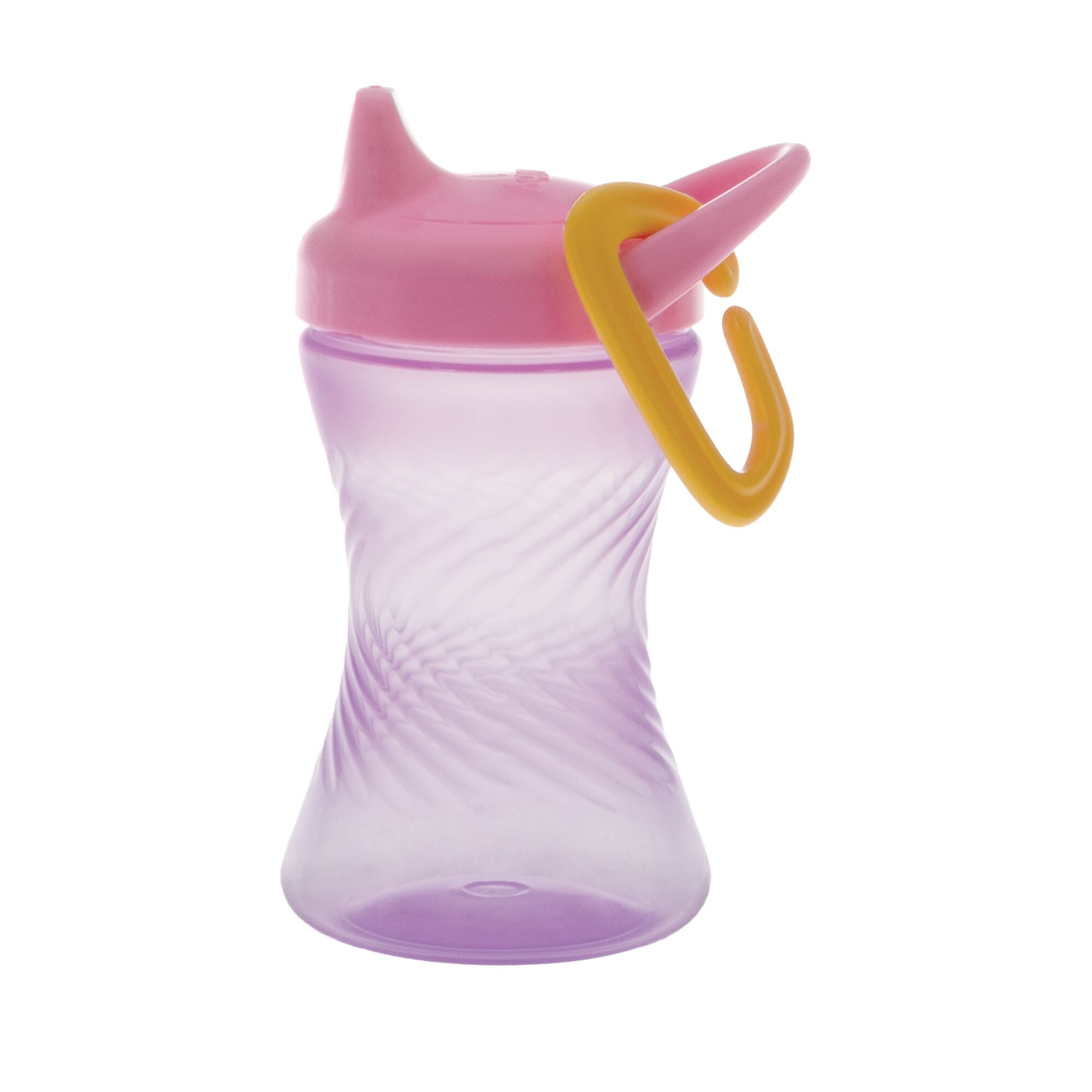 Hard Spout Sippy Cup with Carabiner (3 Pack) | Pink/Green/Purple (JSLF)