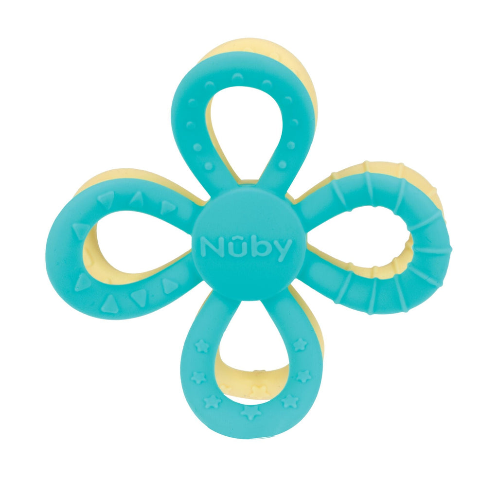 Fun Loops Teether | Aqua/Yellow (I0AP)