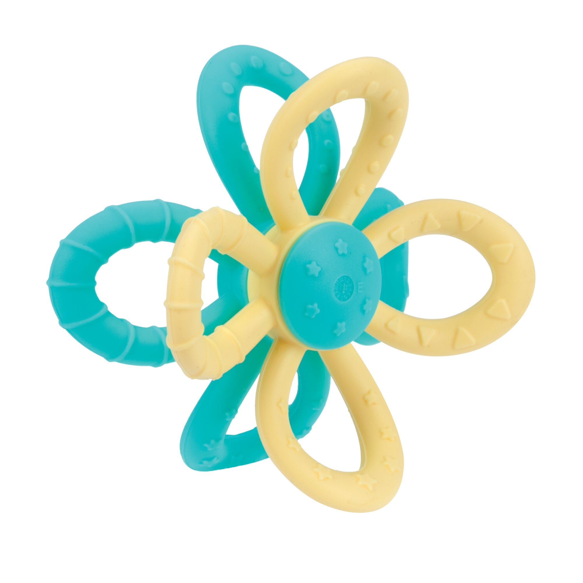 Fun Loops Teether | Aqua/Yellow (I0AP)