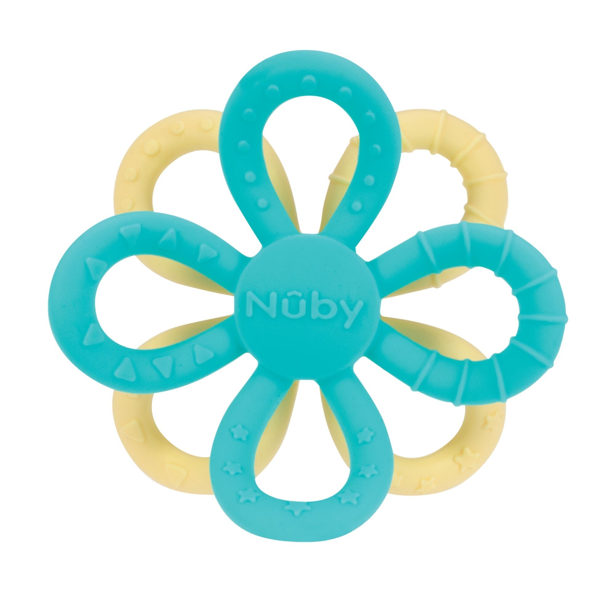 Fun Loops Teether | Aqua/Yellow (I0AP)