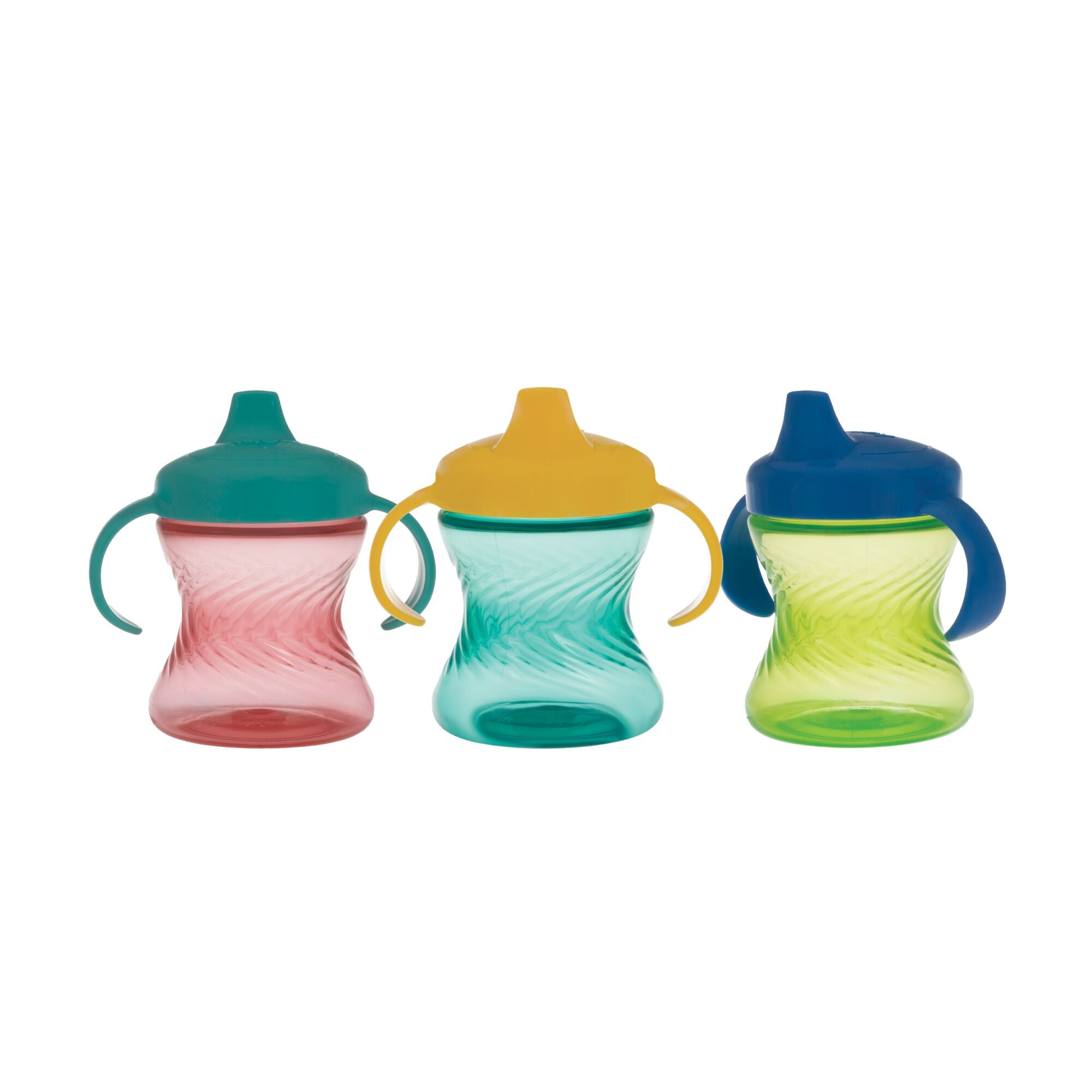 2-Handle Hard Spout Sippy Cup (3 Pack) | Aqua/Red/Green (IWER)