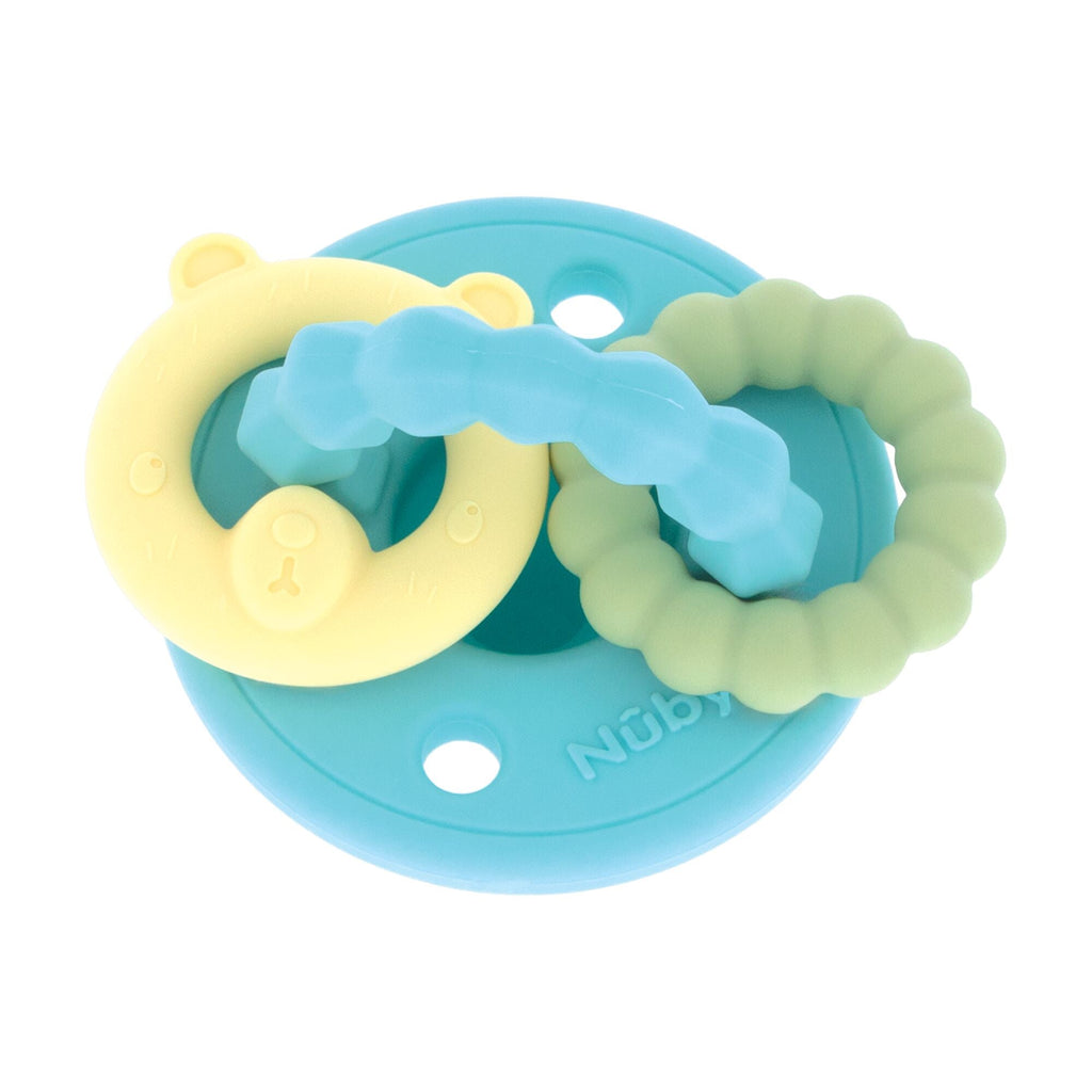 Silicone Charms (2 Pack) | Aqua/Yellow (GE4Z)