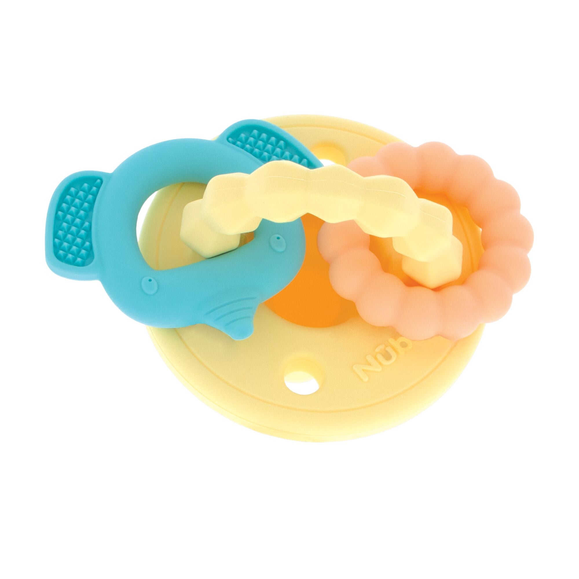Silicone Charms (2 Pack) | Aqua/Yellow (GE4Z)