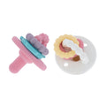 Silicone Charms (2 Pack) | Pink/White (I6DO)