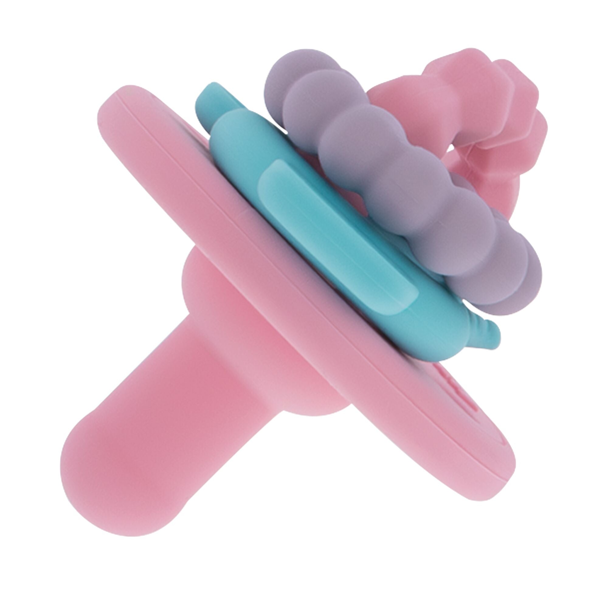 Silicone Charms (2 Pack) | Pink/White (I6DO)