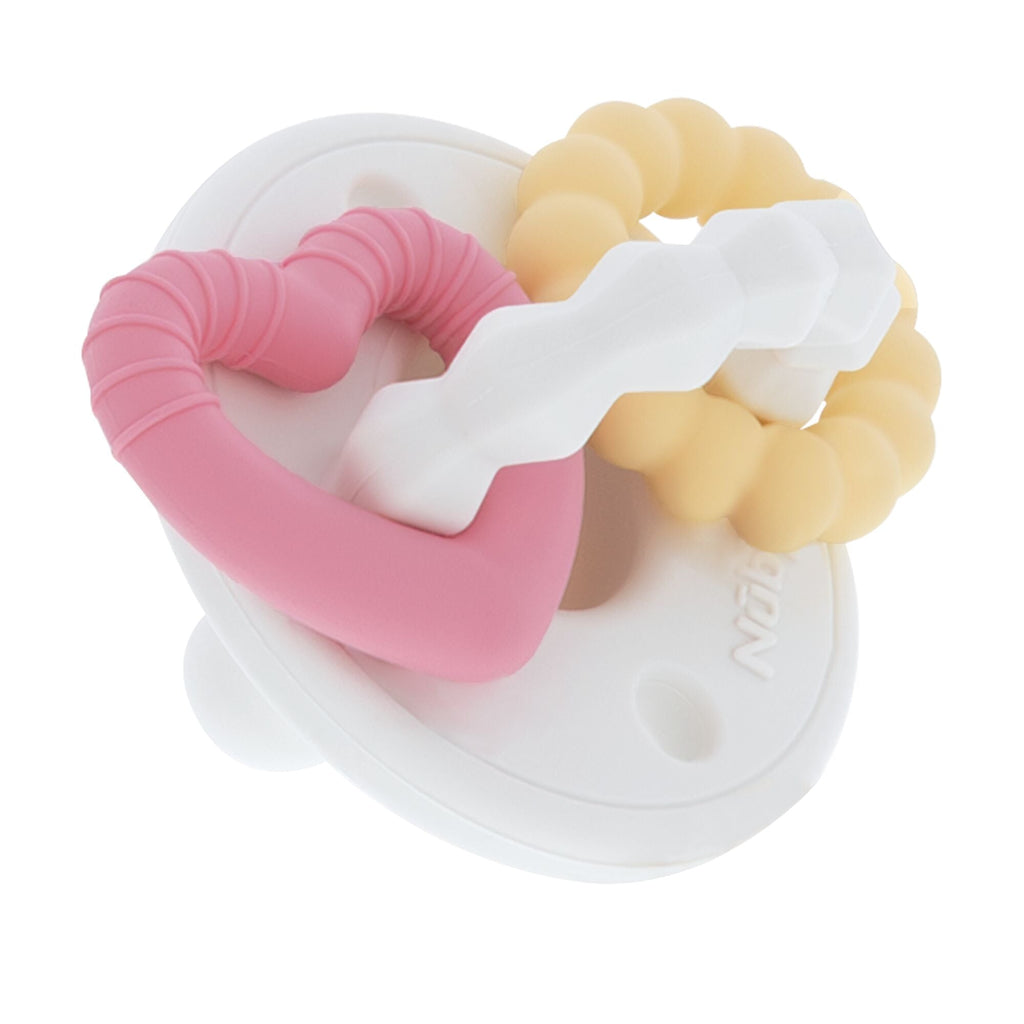 Silicone Charms (2 Pack) | Pink/White (I6DO)