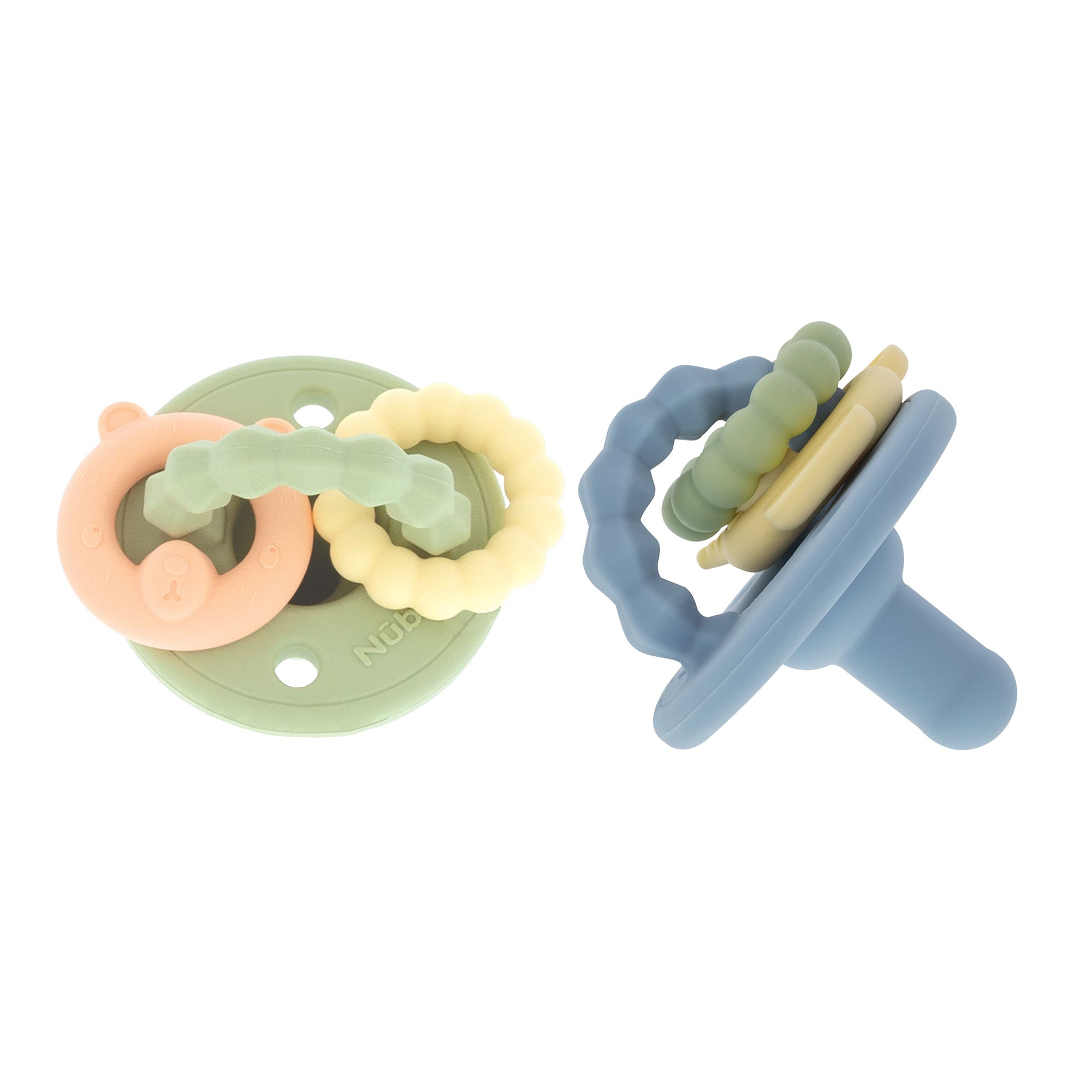 Silicone Charms (2 Pack) | Green/Blue (B8LJ)
