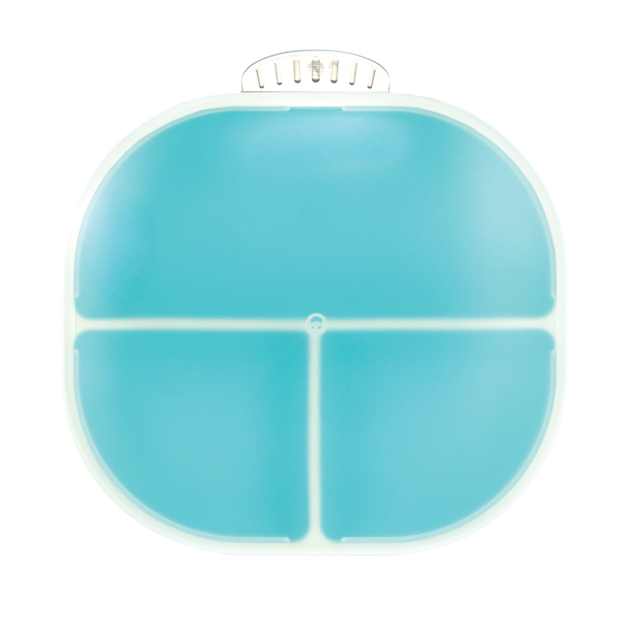 Rectangular Silicone Suction Plate (2 Pack) | Coral / Aqua (4NJS)