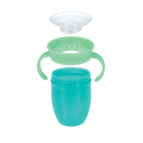 360 Wonder Cup with Handles (2 Pack - 5 oz) | Pink/Aqua (ECOB)