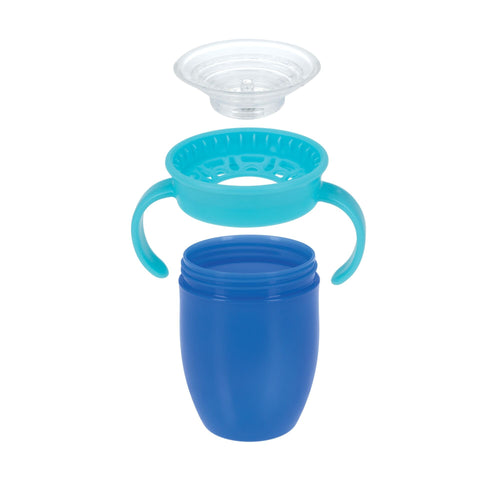 360 Wonder Cup with Handles (2 Pack - 5 oz) | Blue/Red (RRAF)