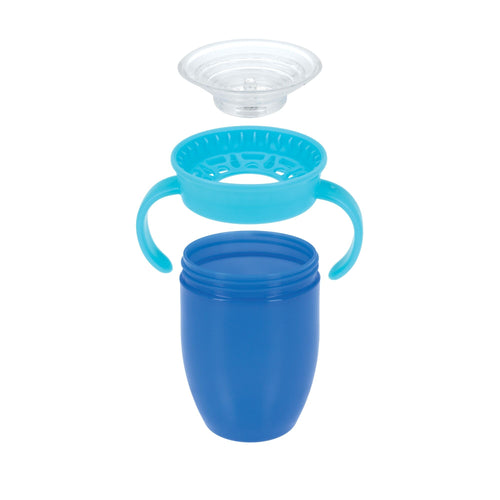 360 Wonder Cup with Handles (3 Pack - 7 oz) | Blue/Red/Aqua (5KKR)