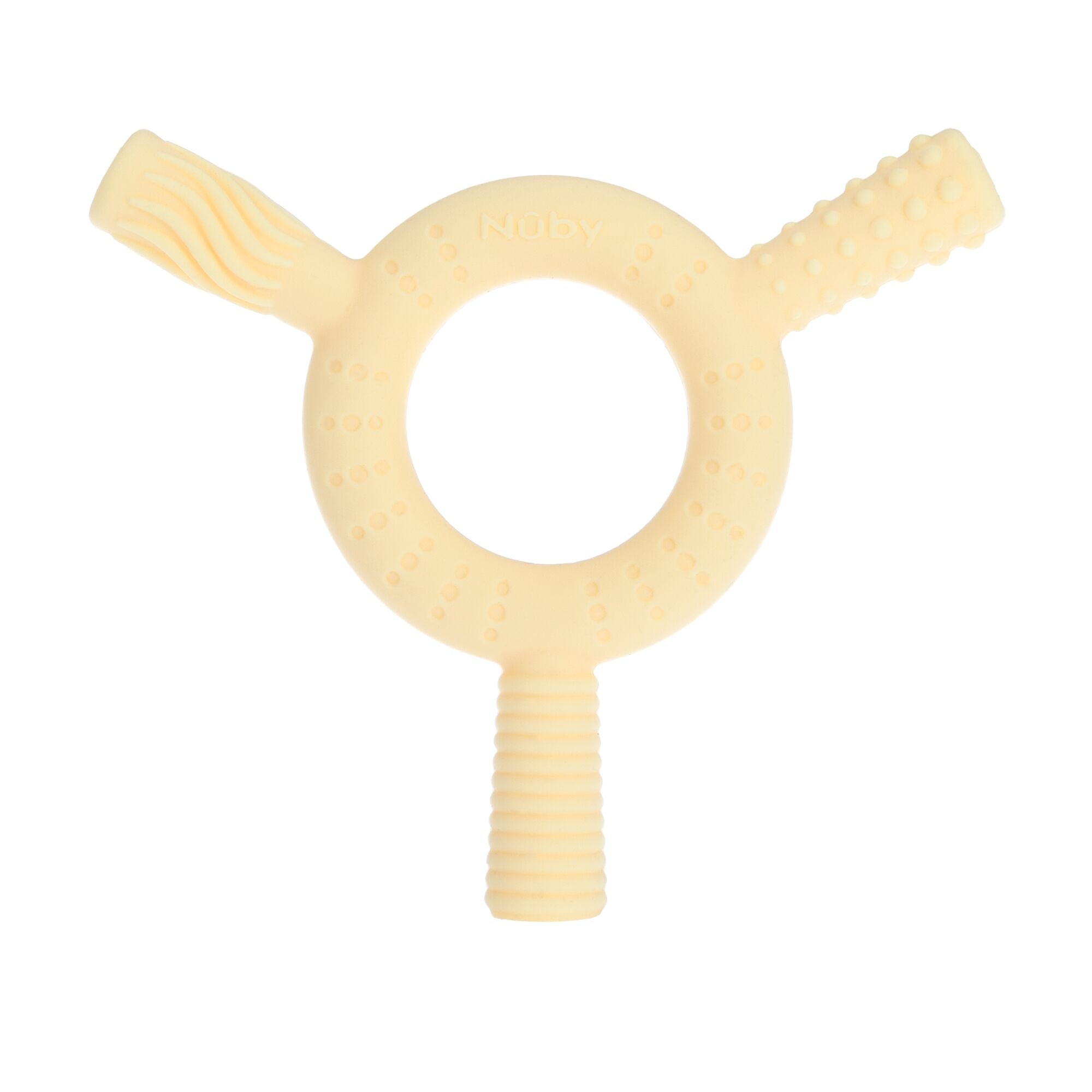 Hollow Sensory Tube Teethers | Green/Yellow (11TG)