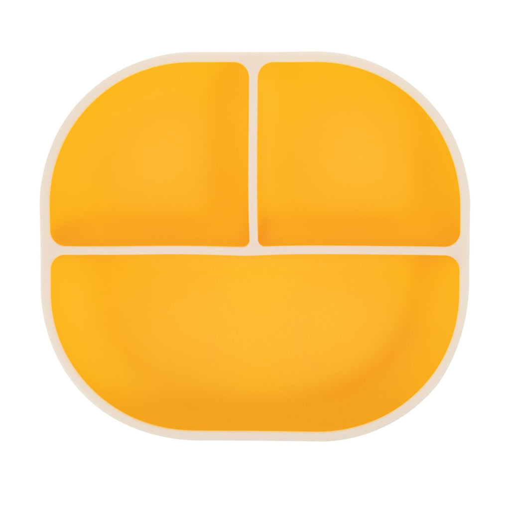 Rectangular Silicone Suction Plate (2 Pack) | Yellow / Blue (C7CW)