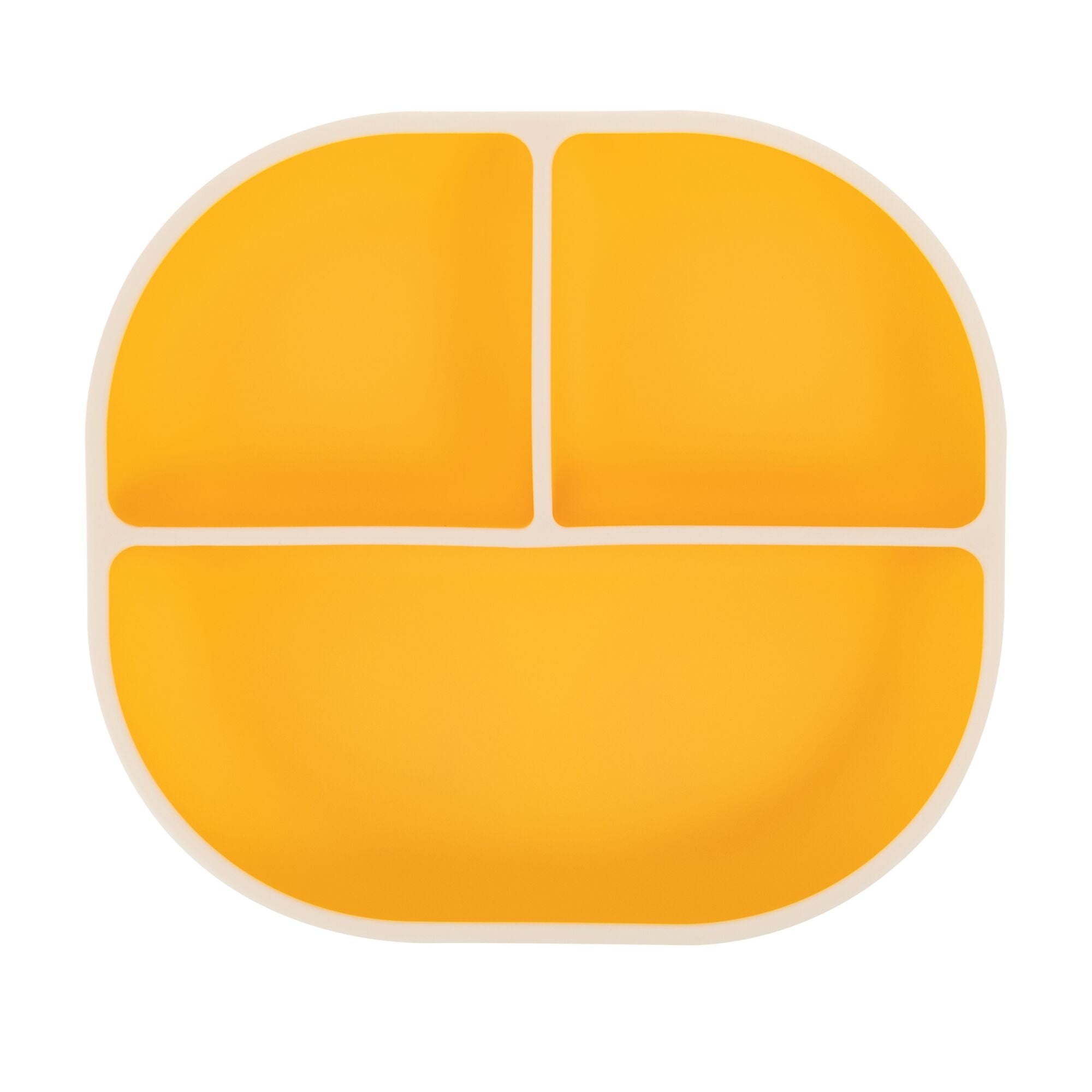 Rectangular Silicone Suction Plate (2 Pack) | Yellow / Blue (C7CW)