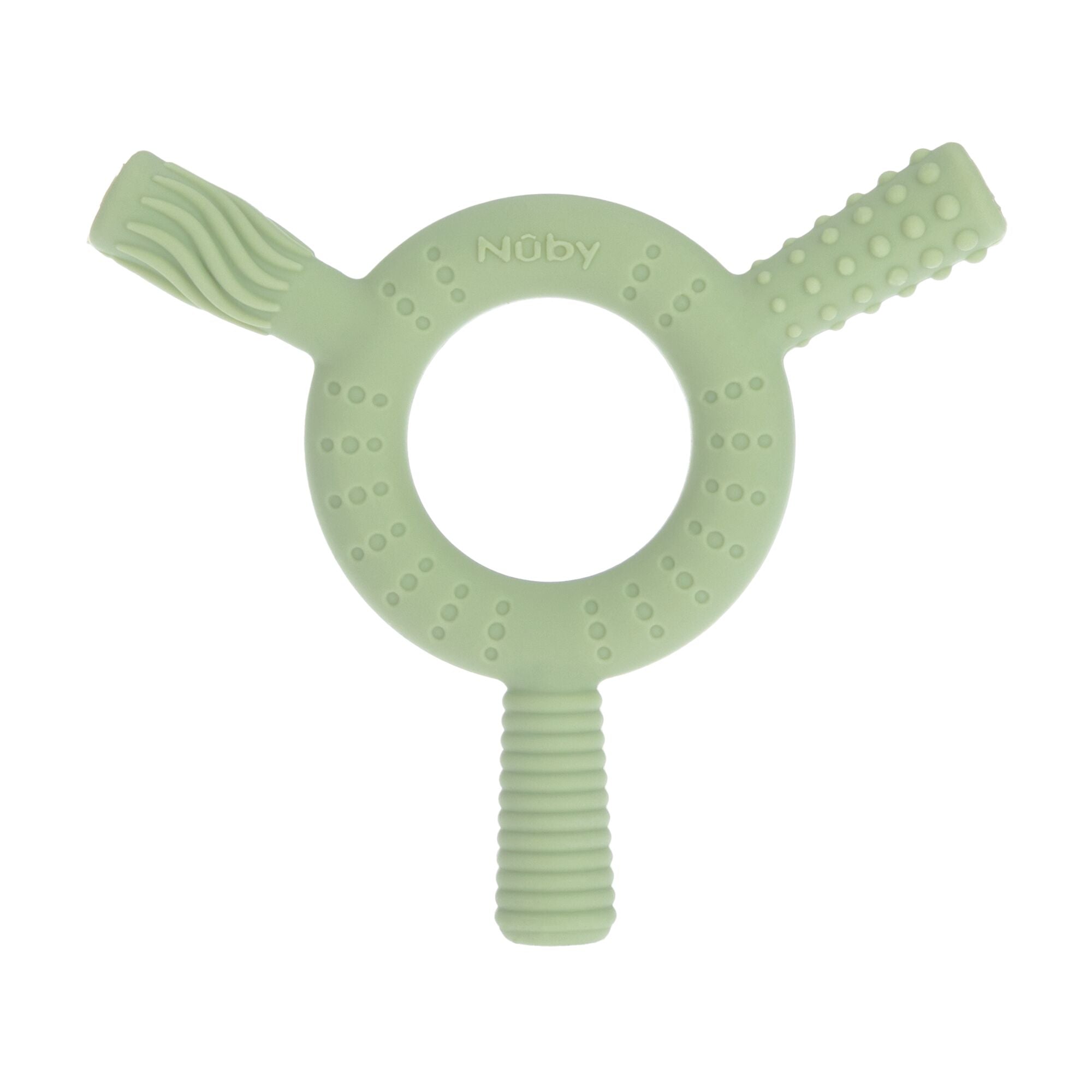 Hollow Sensory Tube Teethers | Green/Blue (0D1I)