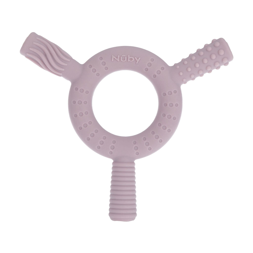 Hollow Sensory Tube Teethers | Pink/Plum (0SK3)