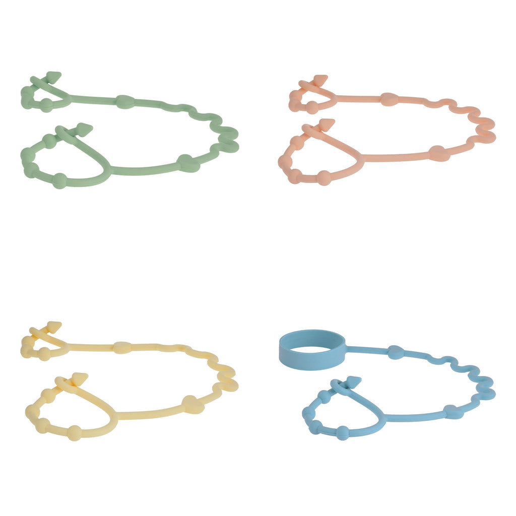 Pacifier & Bottle Bungee Set (4 Pack) (AJ02)