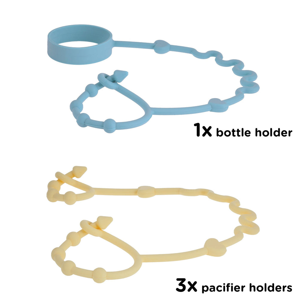 Pacifier & Bottle Bungee Set (4 Pack) (AJ02)