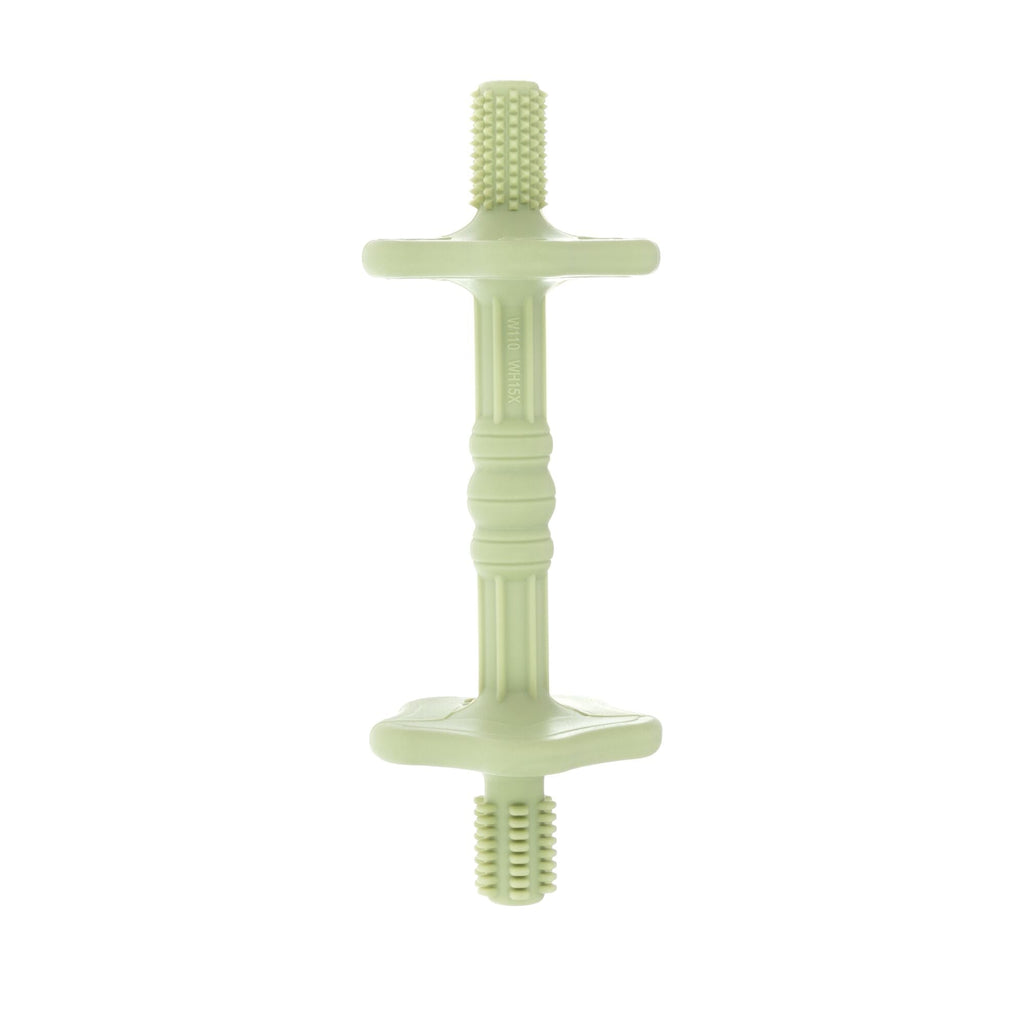 Hollow Sensory Tube Teethers | Green/Yellow (11TG)