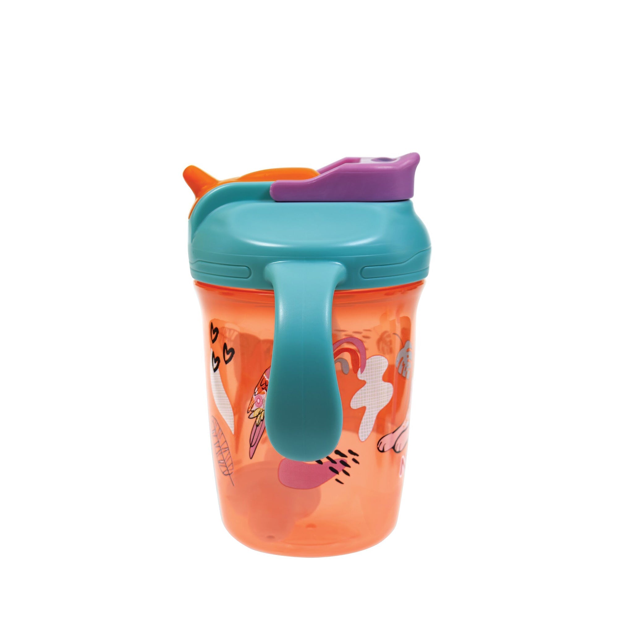 2-in-1 Toddler Cup (2 Pack) | Tiger & Rainbows (7F52)