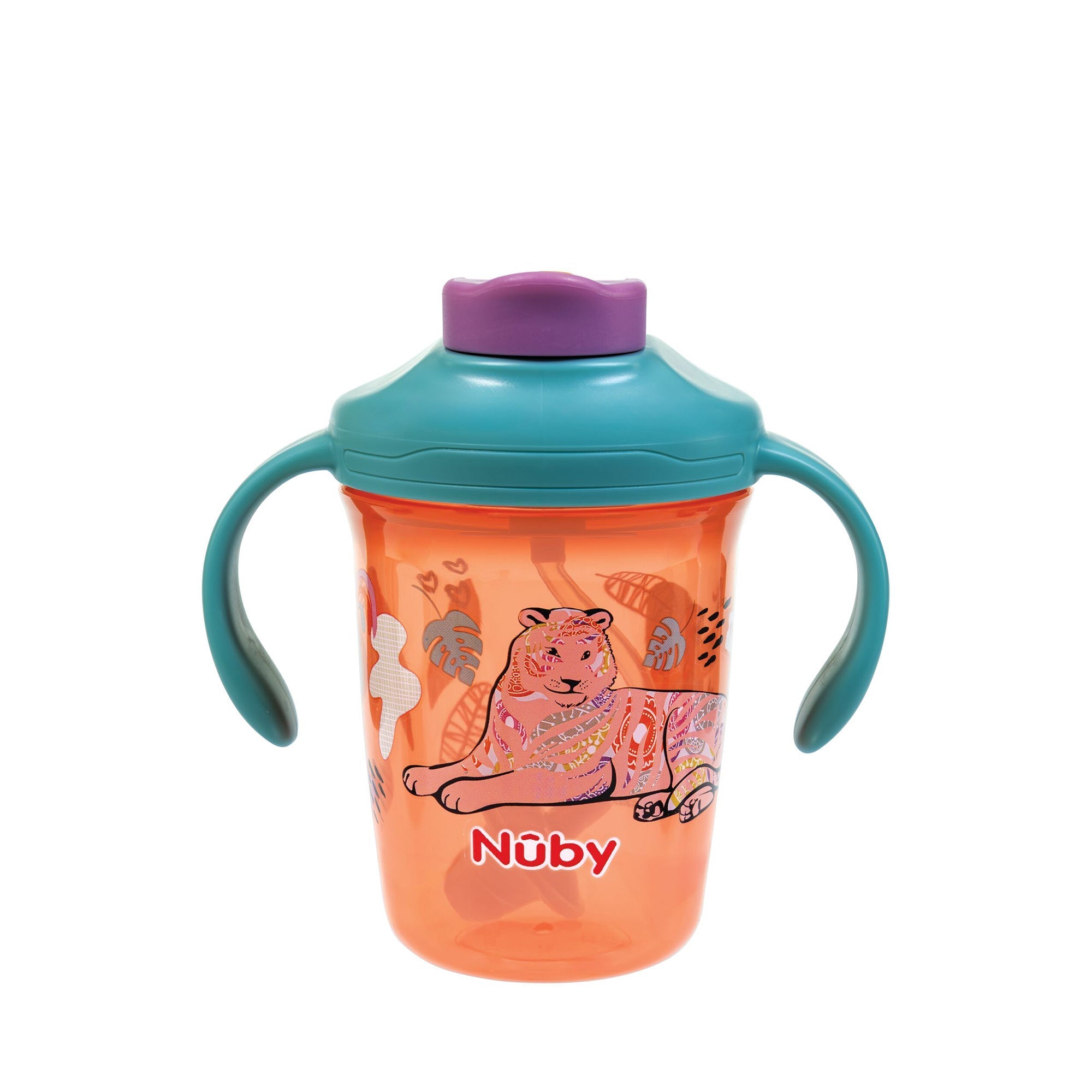 2-in-1 Toddler Cup (2 Pack) | Tiger & Rainbows (7F52)