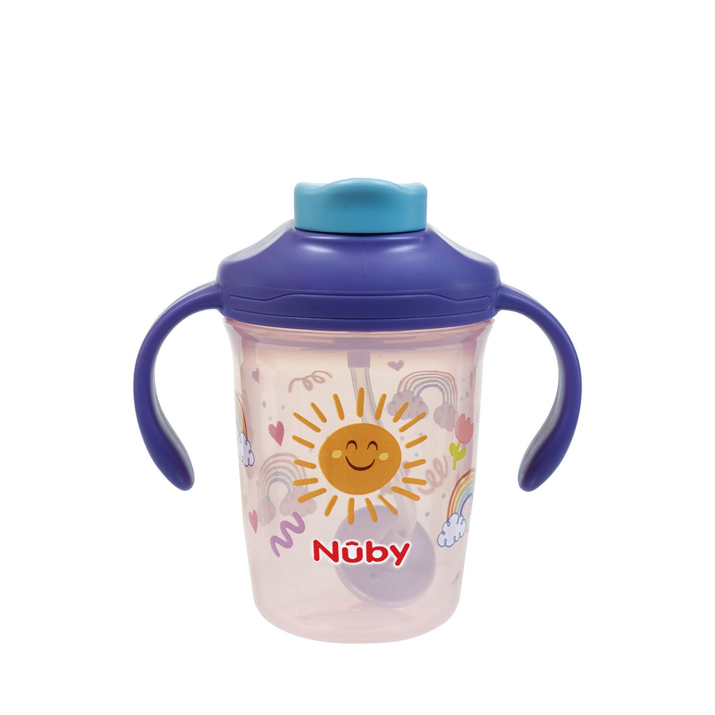 2-in-1 Toddler Cup (2 Pack) | Tiger & Rainbows (7F52)