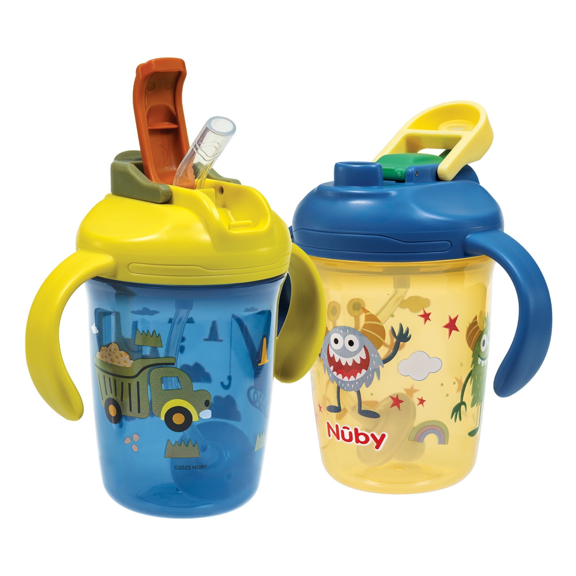 2-in-1 Toddler Cup (2 Pack) | Tractors & Monsters (CFA5)
