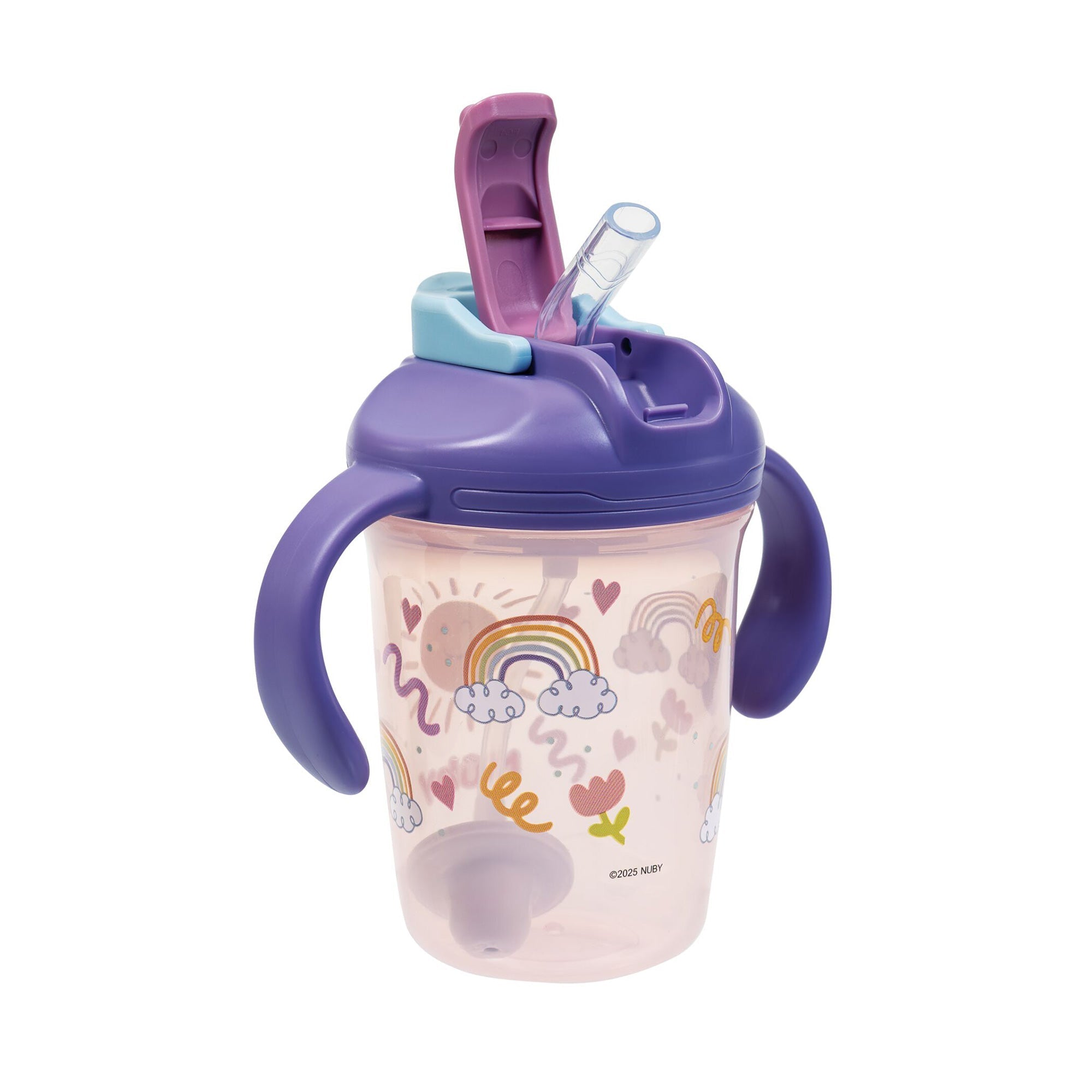2-in-1 Toddler Cup (2 Pack) | Tiger & Rainbows (7F52)