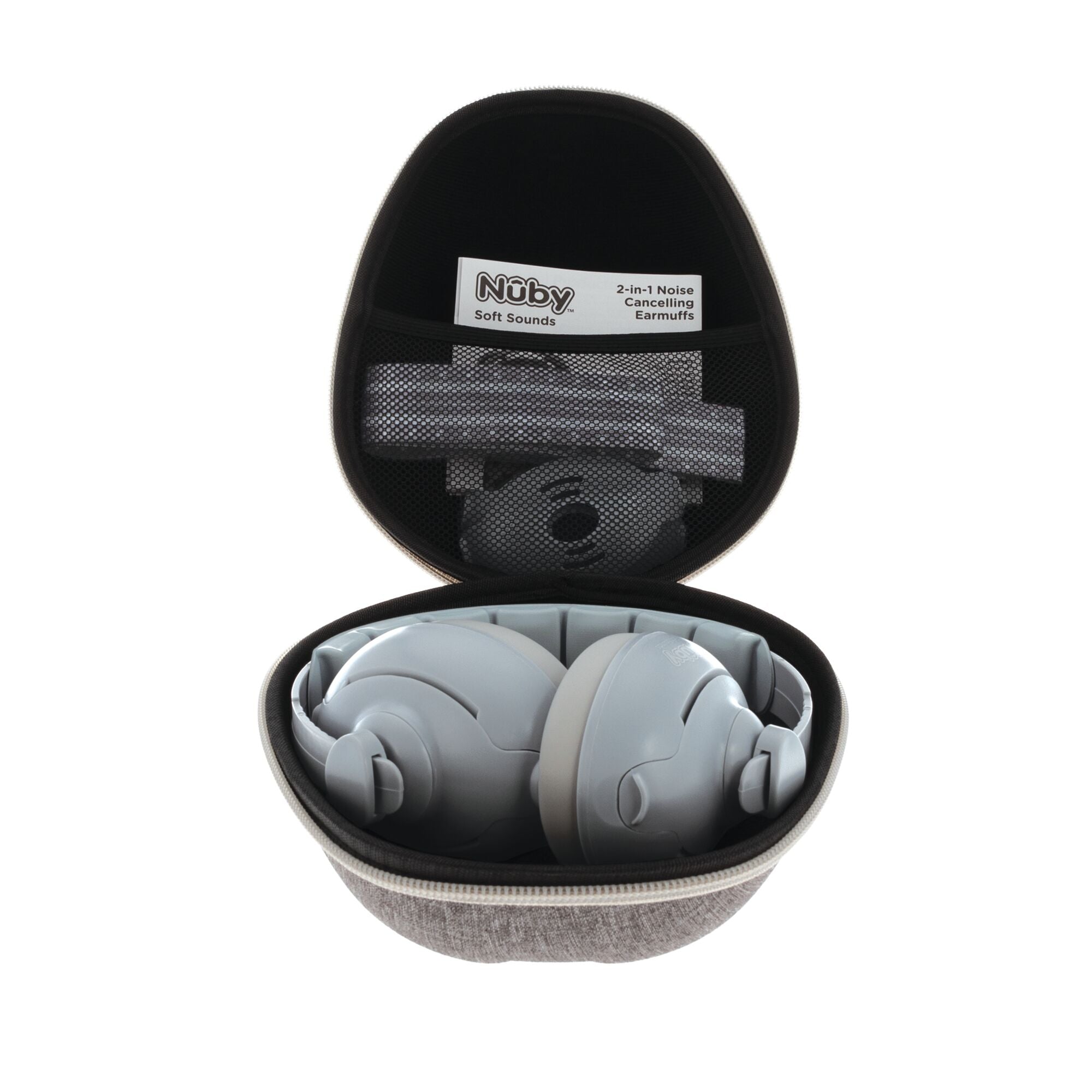 Soft Sounds 2-in-1 Noise Cancelling Earmuffs | Grey (MKWS)