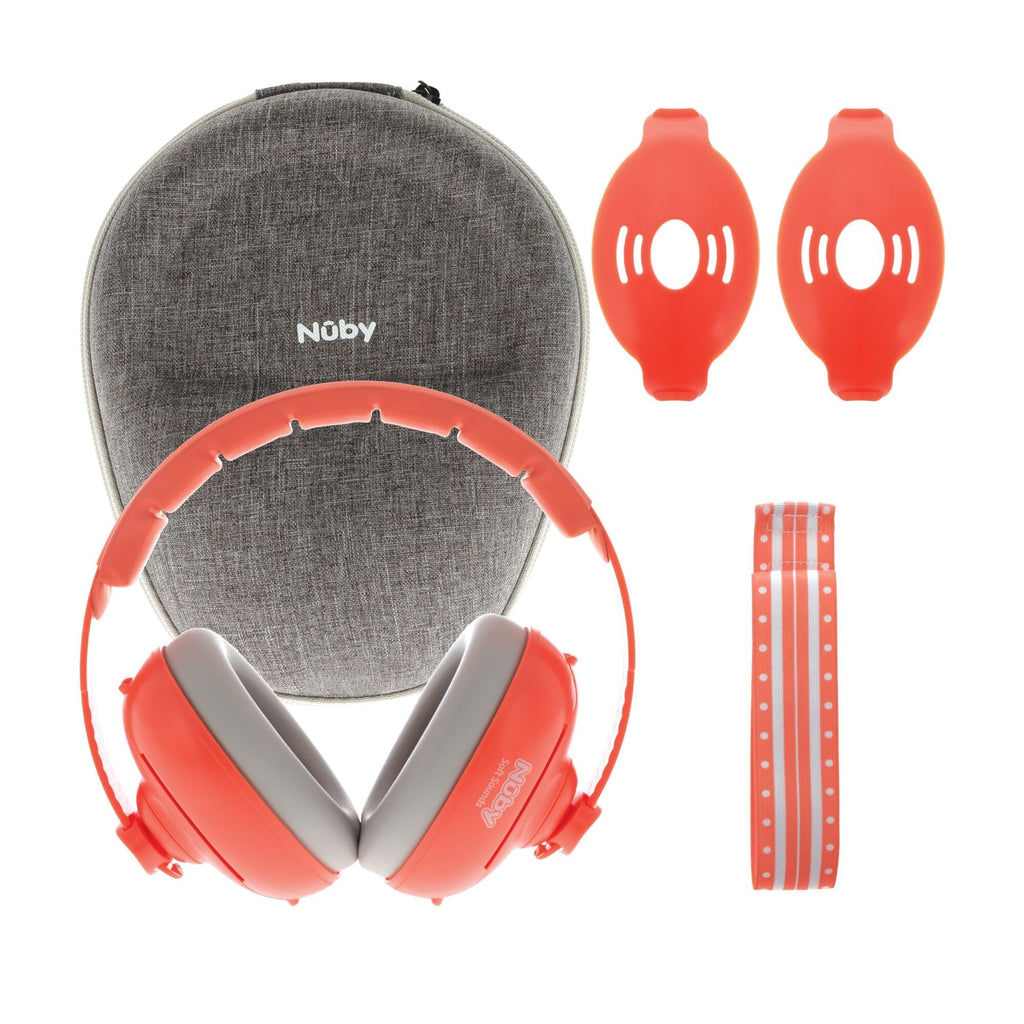 Soft Sounds 2-in-1 Noise Cancelling Earmuffs | Orange (BOLE)