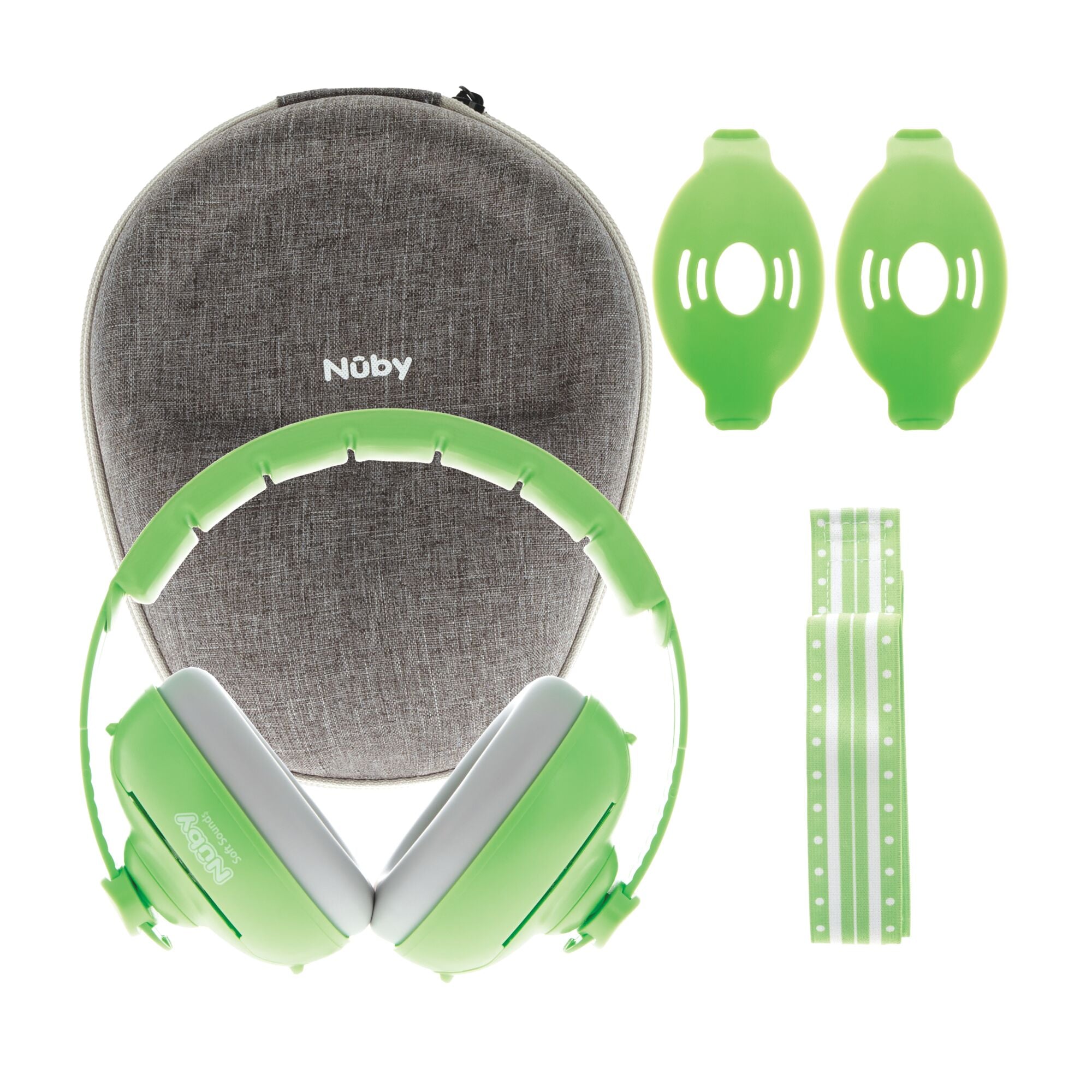 Soft Sounds 2-in-1 Noise Cancelling Earmuffs | Green (1C90)