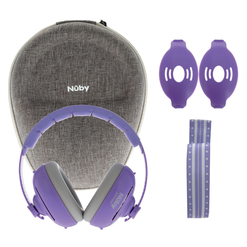 Soft Sounds 2-in-1 Noise Cancelling Earmuffs | Purple (TV20)