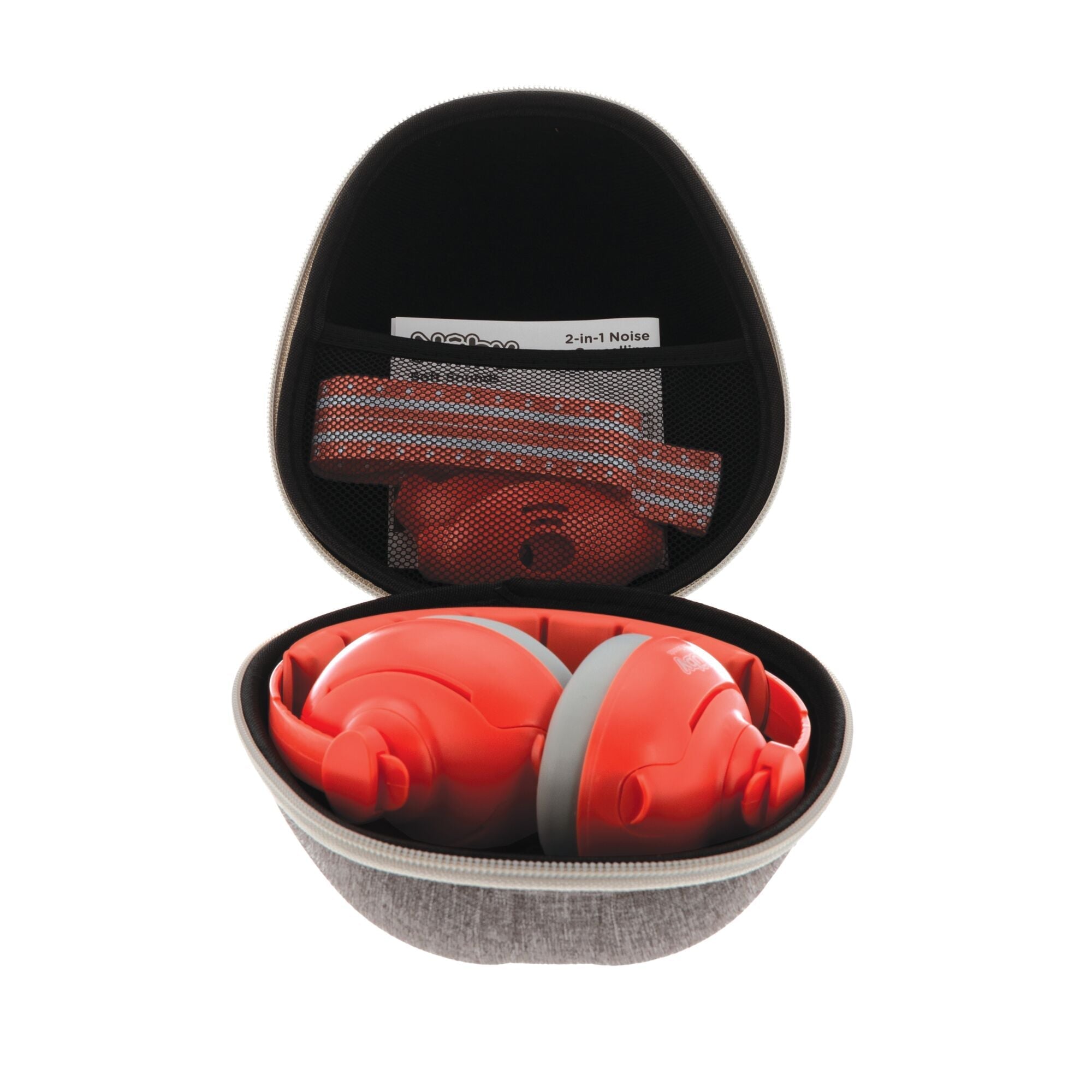 Soft Sounds 2-in-1 Noise Cancelling Earmuffs | Orange (BOLE)