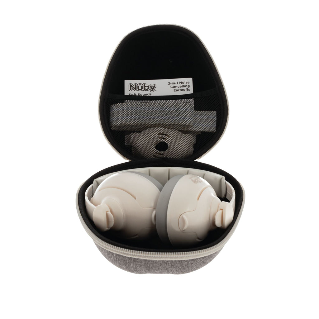 Soft Sounds 2-in-1 Noise Cancelling Earmuffs | White (WLCL)