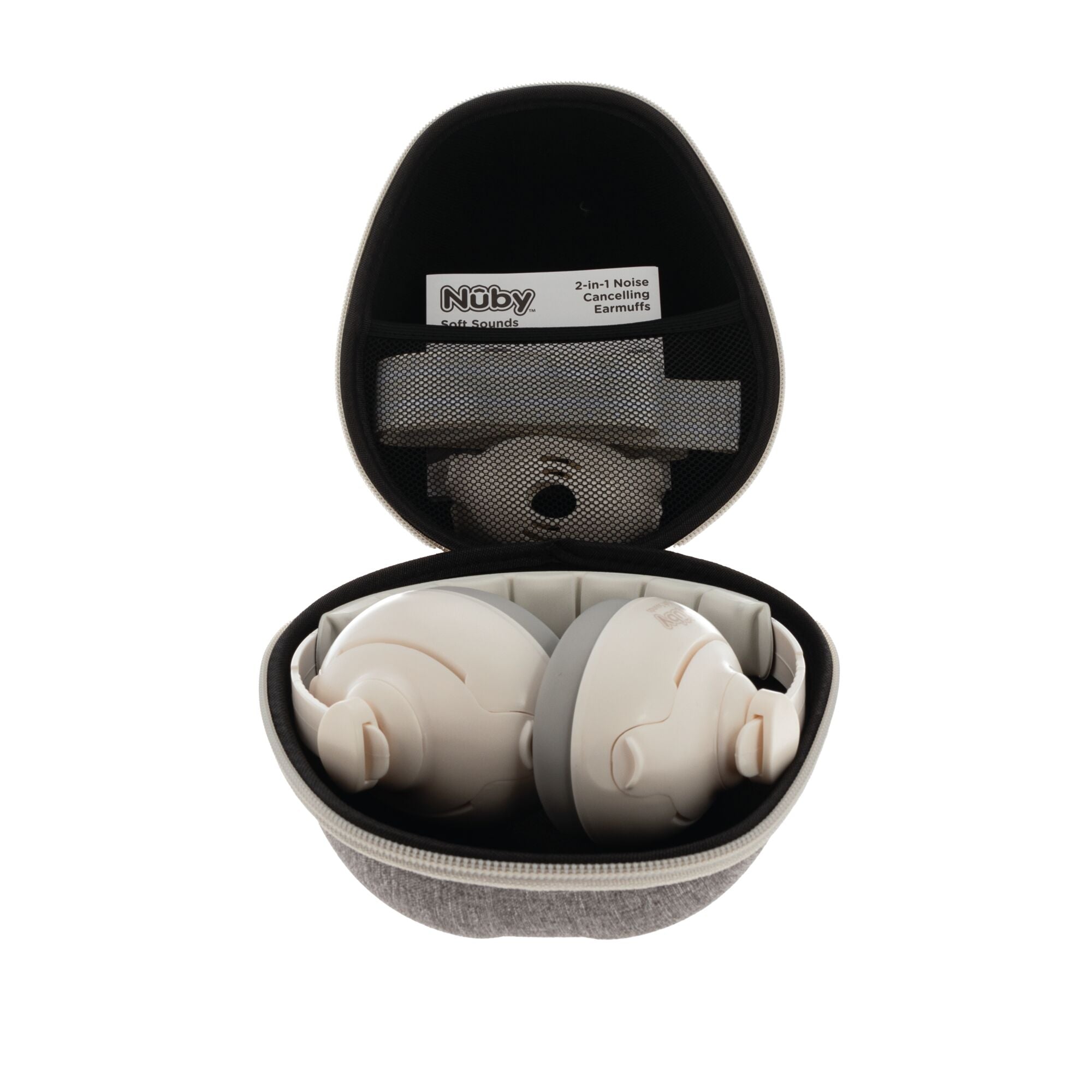 Soft Sounds 2-in-1 Noise Cancelling Earmuffs | White (WLCL)