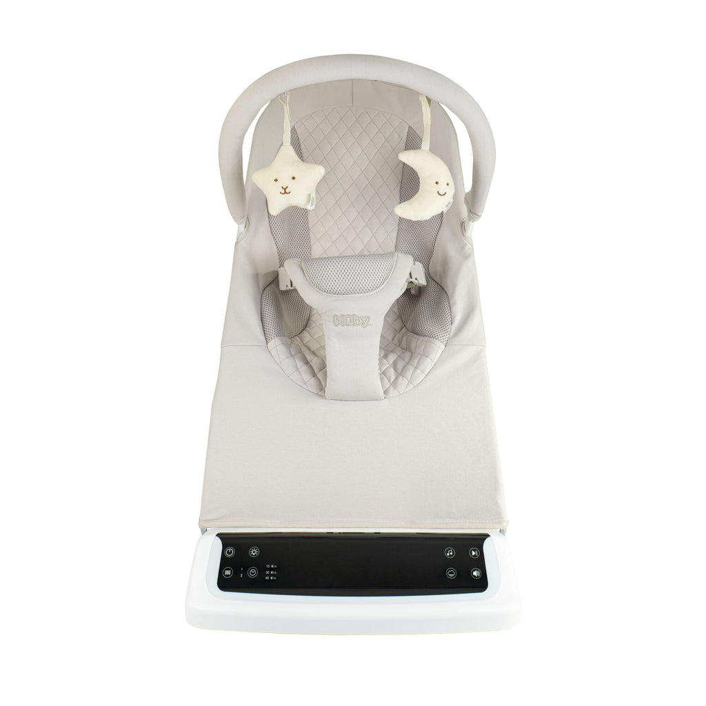 Deluxe Baby Bouncer Seat | Beige (MQAS)