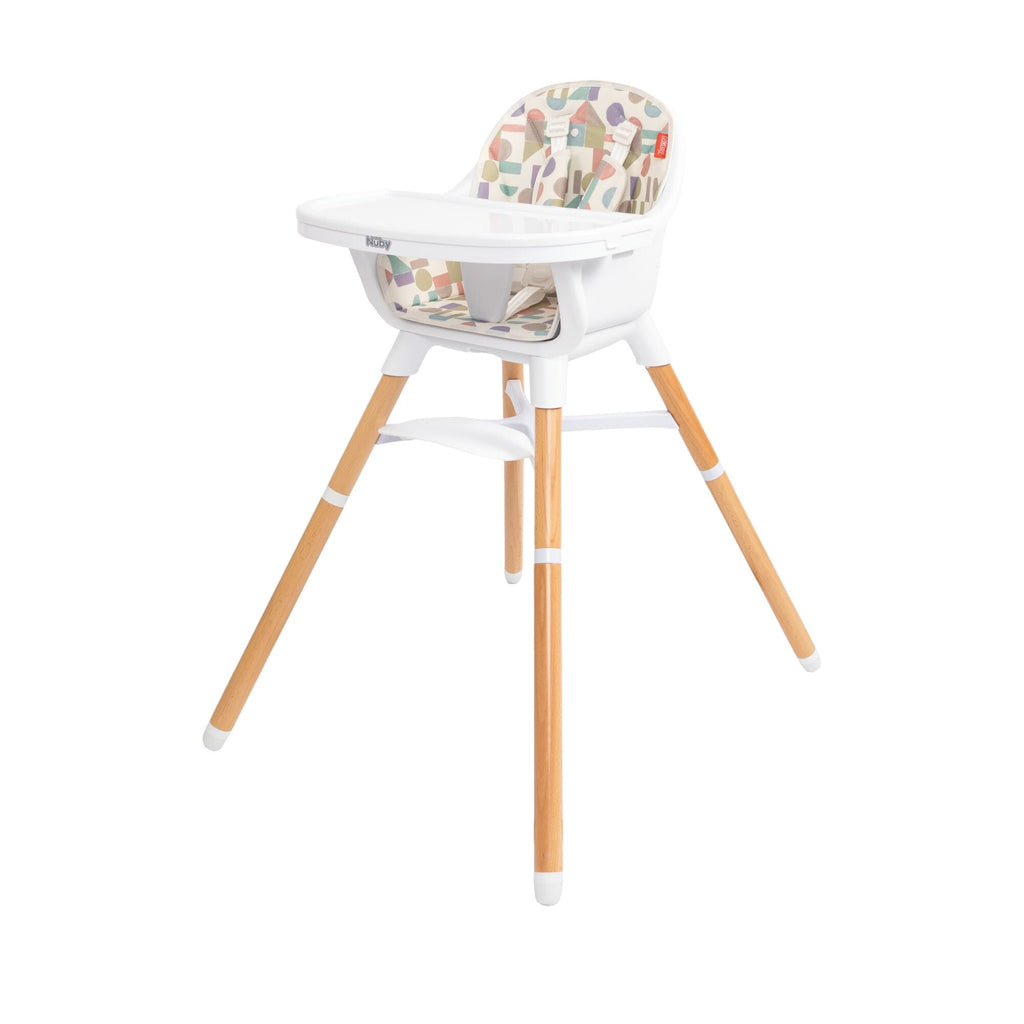 4-in-1 Multi-Use High Chair | White Geometrics (IG7P)