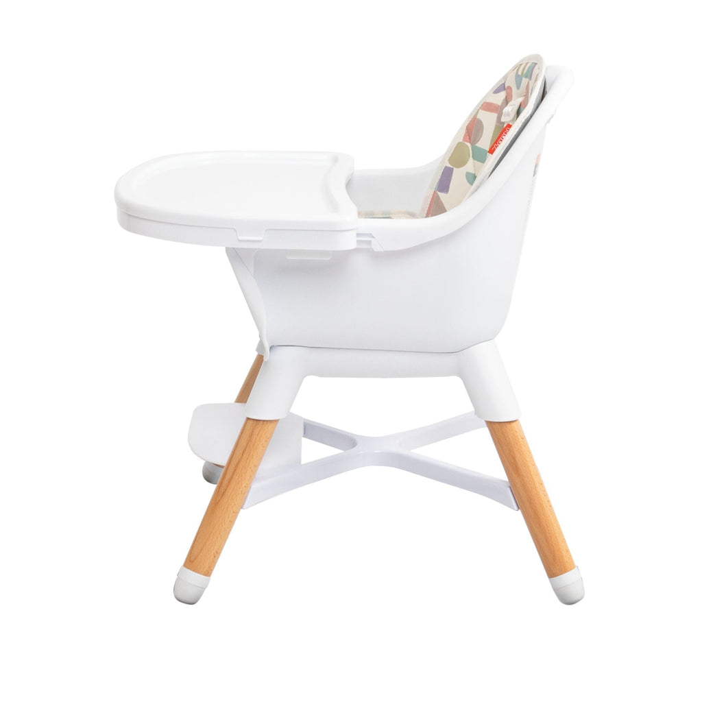 4-in-1 Multi-Use High Chair | White Geometrics (IG7P)