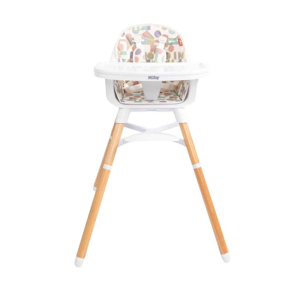 4-in-1 Multi-Use High Chair | White Geometrics (IG7P)