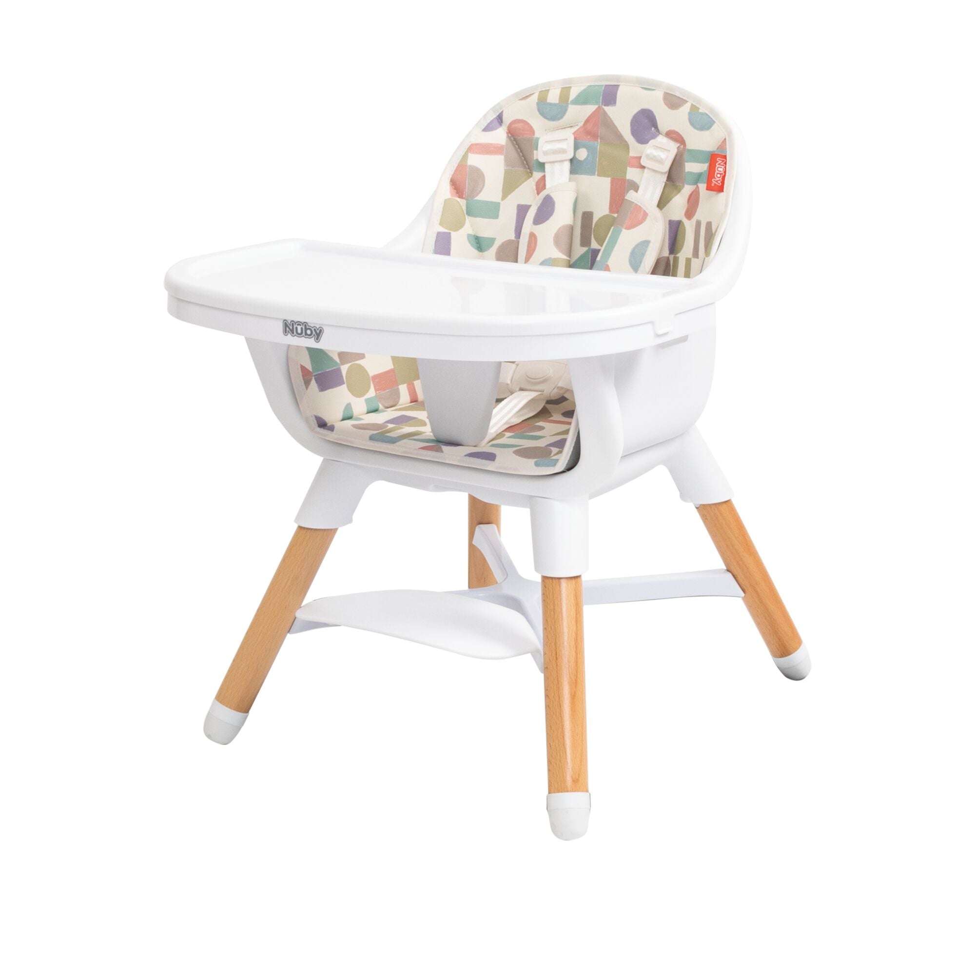4-in-1 Multi-Use High Chair | White Geometrics (IG7P)