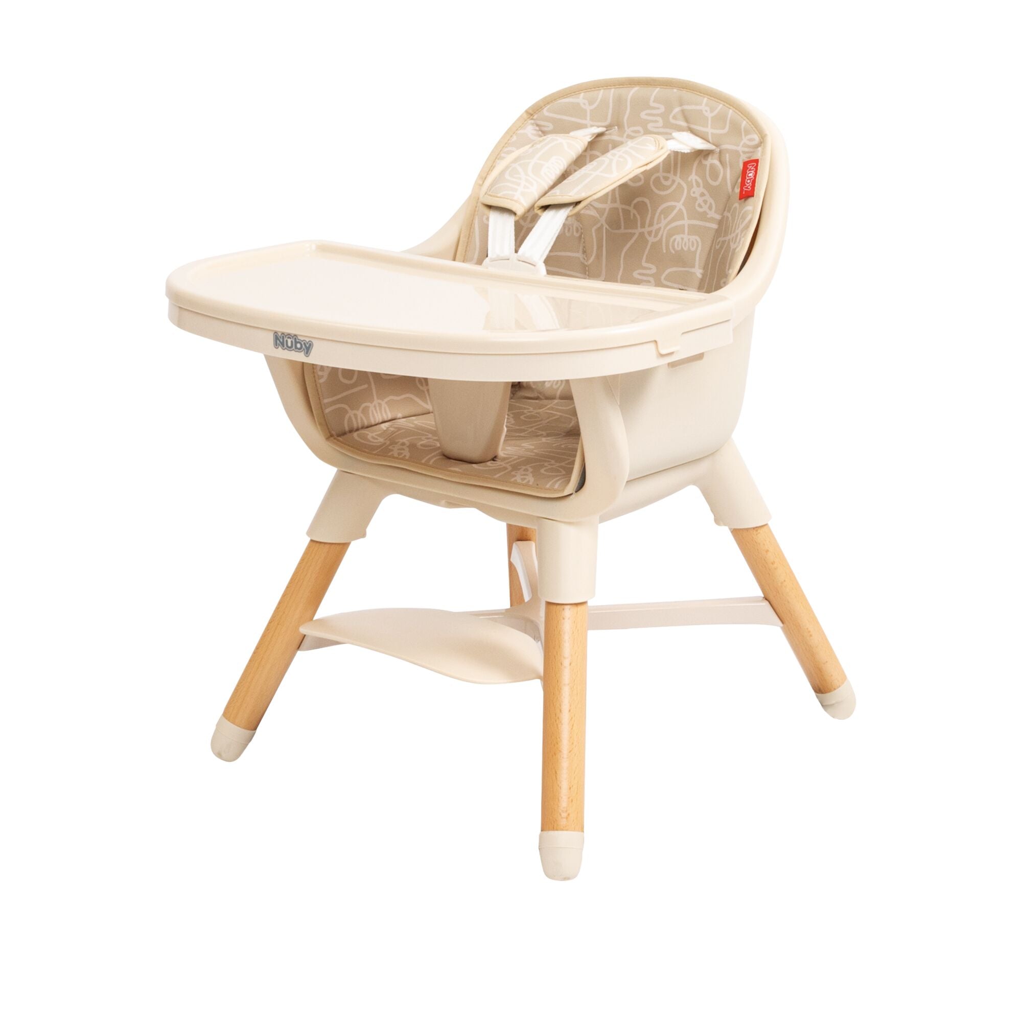 4-in-1 Multi-Use High Chair | Beige Lines (FHRA)